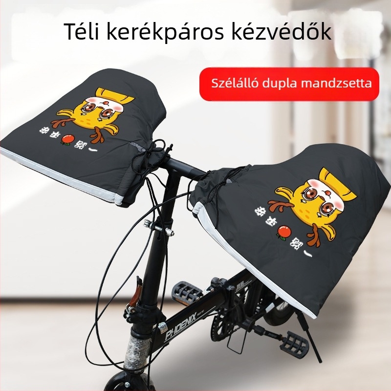 MTB-kormányvédő PVC esőálló anyagból – Collection leopard, felnőtteknek, uniszex