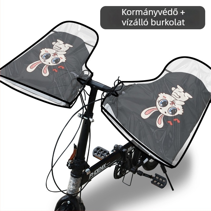 MTB-kormányvédő PVC esőálló anyagból – Collection leopard, felnőtteknek, uniszex