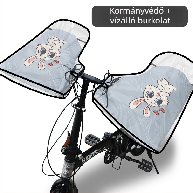 MTB-kormányvédő PVC esőálló anyagból – Collection leopard, felnőtteknek, uniszex