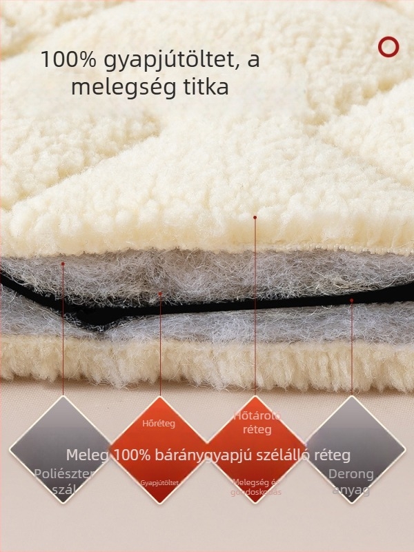 Férfi téli mellény fleece bélésével, steppelt és vastag, ujj nélküli