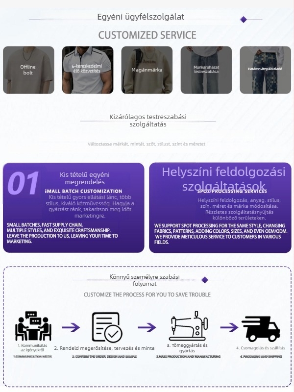 Férfi munkásing 100% pamutból, laza szabású, hosszú ujjú, galléros, egyszínű minta
