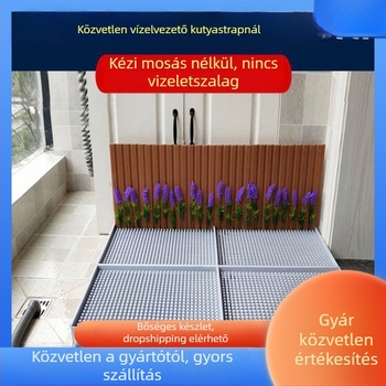 Kutyatoalett automatikus tisztítással és vizelésre tanító tálcával — Anyag: Egyéb; Nem importált; Nincs hivatalos magán márka; Nem ajándék