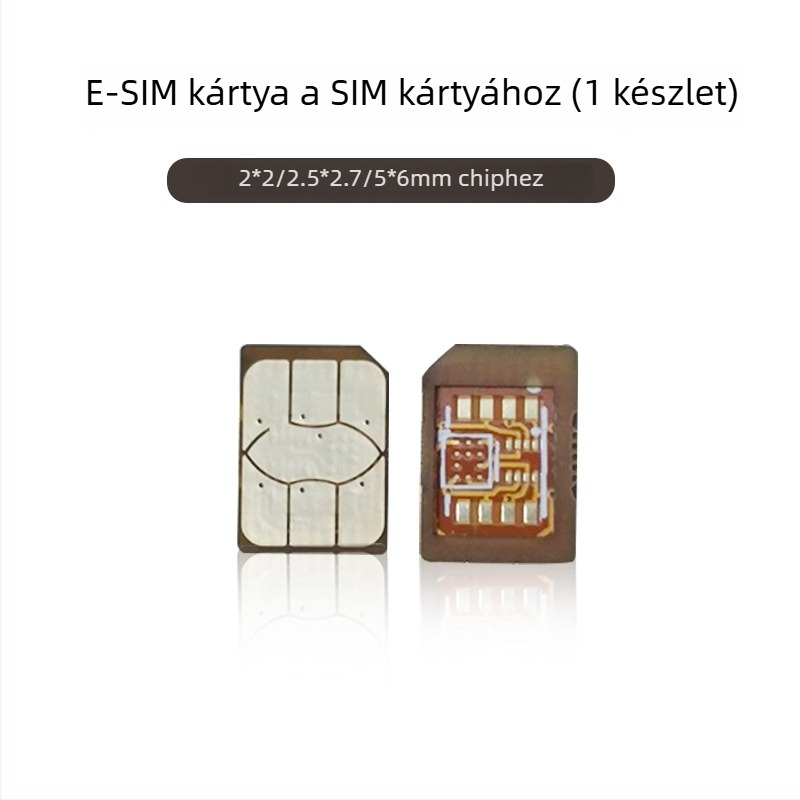 Okosóra eSIM–NanoSIM adapter PCB, magas hőmérséklet-tűrés, DIY készlet, USB 1.1 interfész