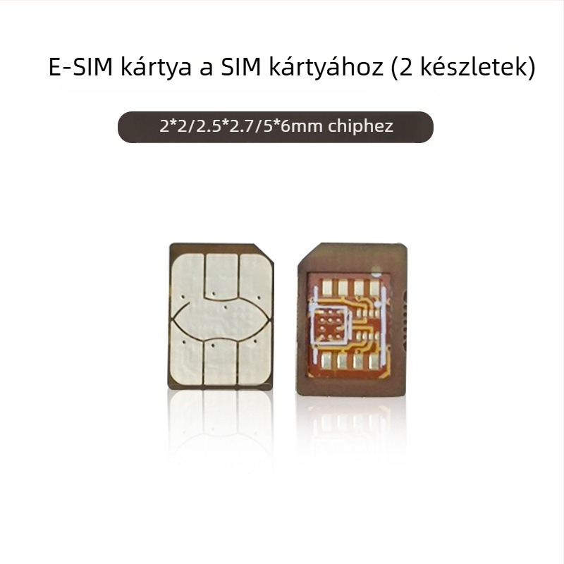 Okosóra eSIM–NanoSIM adapter PCB, magas hőmérséklet-tűrés, DIY készlet, USB 1.1 interfész