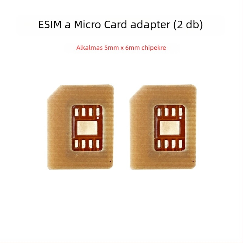 Okosóra eSIM–NanoSIM adapter PCB, magas hőmérséklet-tűrés, DIY készlet, USB 1.1 interfész
