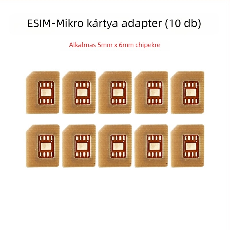 Okosóra eSIM–NanoSIM adapter PCB, magas hőmérséklet-tűrés, DIY készlet, USB 1.1 interfész