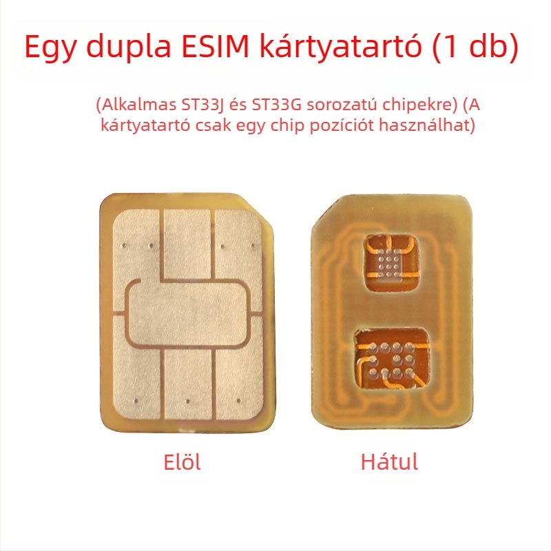 Okosóra eSIM–NanoSIM adapter PCB, magas hőmérséklet-tűrés, DIY készlet, USB 1.1 interfész
