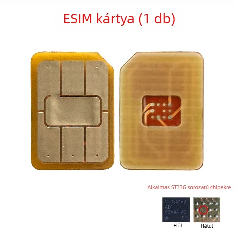 Okosóra eSIM–NanoSIM adapter PCB, magas hőmérséklet-tűrés, DIY készlet, USB 1.1 interfész