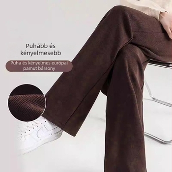 Várandós nadrág – Has támasz, Szabad szabás (Chenille anyag, Spandex <30%, Megőrzi a meleget)
