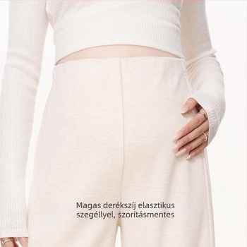 MASANON kismama nadrágok, vast poliészter, bő szabás, meleget ad, ősz 2025