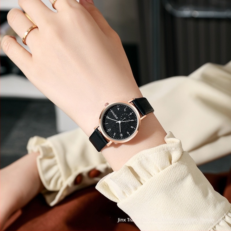 Női karóra Seagull 68 elektronikus mozgással, analóg kijelző, rozsdamentes acél tok, műbőr szíj, tűcsattal záródó