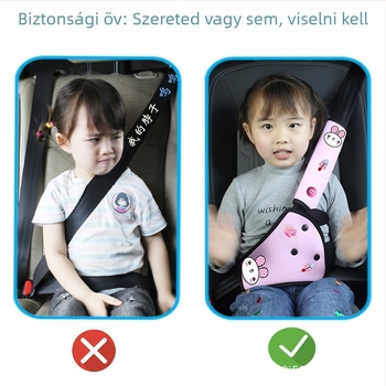 Autógyermek biztonsági öv vállpárna – poliészter, Guangzhou-eredetű, súly 0.1 kg