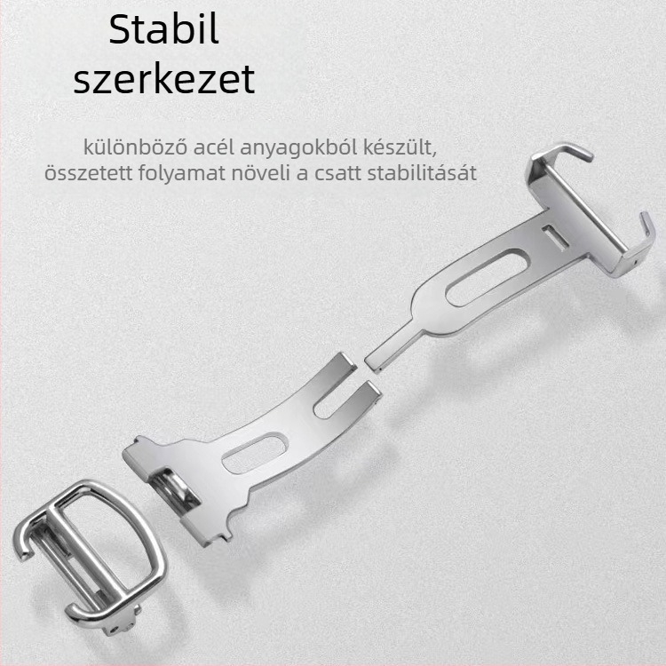 Cserélhető óraszíj csatt rozsdamentes acélból, összecsukható, ZJBLCM márka, sokoldalú stílus, mindennapi viselet, 2023 tél