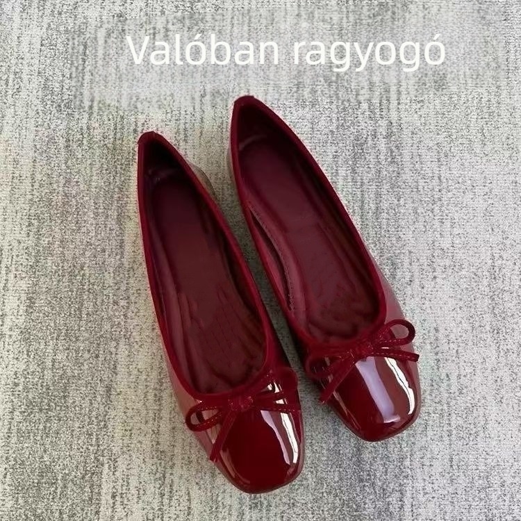 Női mindennapi lapos cipő négyzetes orrú, PU felsőrész, PU belső, TPR talp, 1–3 cm-es alacsony sarok