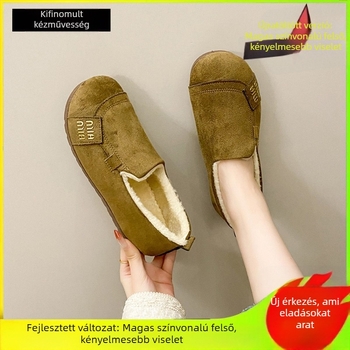 Női mokaszsinok lapos talppal, suede felsőrész, PVC talp, injekciózott talp, kerek orr, alacsony felső rész