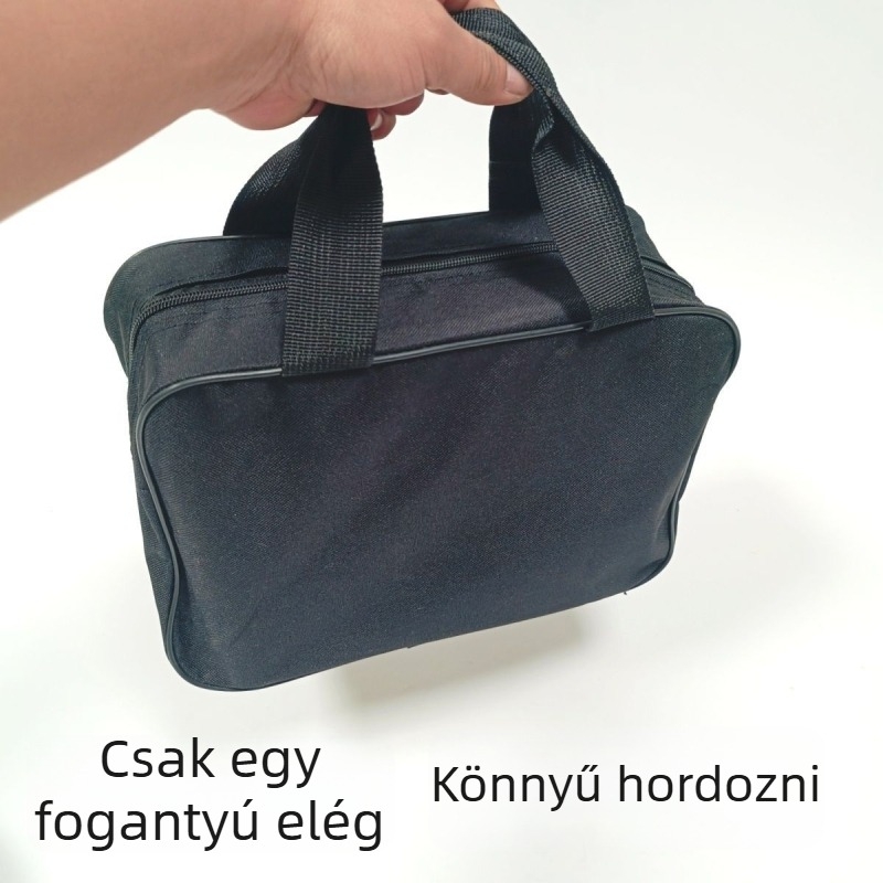 Kempingezéshez való akasztós tároló táska, négyzetes modell, kézitáska-stílus, Oxford anyag, többfunkciós utazásokhoz