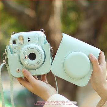 Instax Mini 12 kamera számára készült kemény héjú védőtok