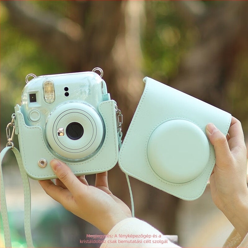 Instax Mini 12 kamera számára készült kemény héjú védőtok