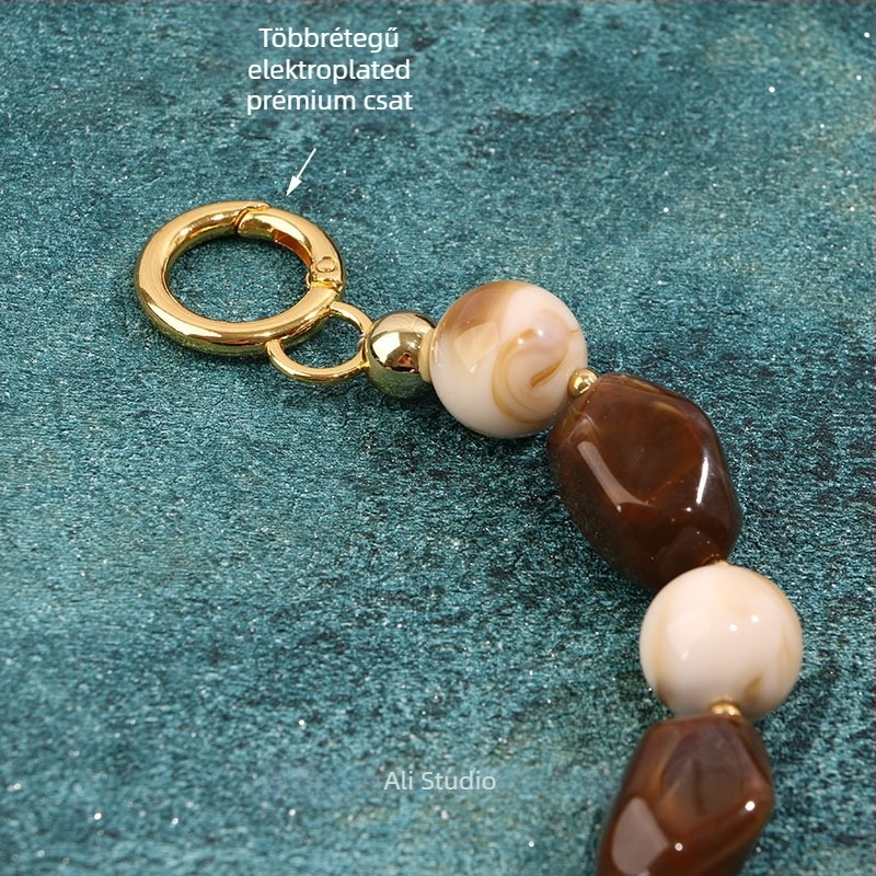 Gyanta hosszabbító lánc táskájához – vállöv, hosszabbítás, crossbody használathoz, módosító kiegészítő