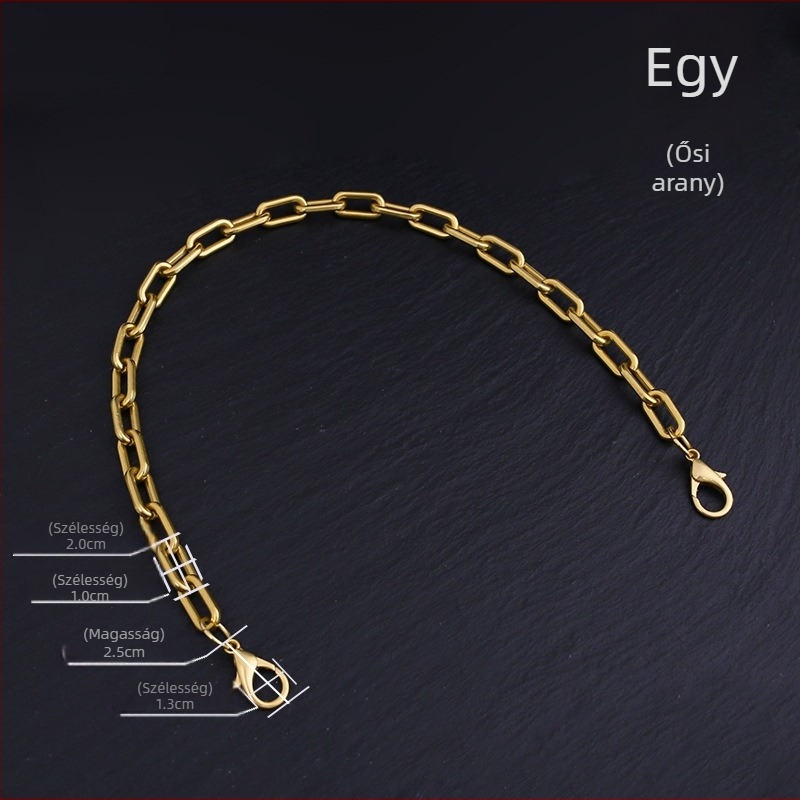 Ötvözetből készült táskalánc YC009 – vállpánt, Nyár 2022