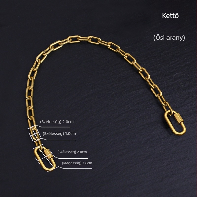 Ötvözetből készült táskalánc YC009 – vállpánt, Nyár 2022