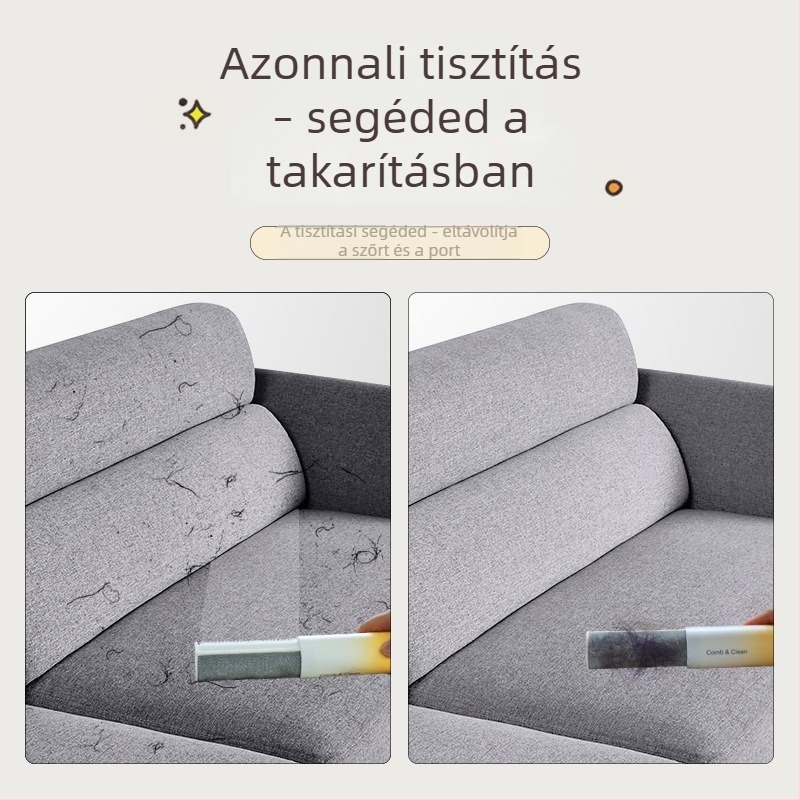 Macska- és kutyaszőr eltávolító fésű — műanyag