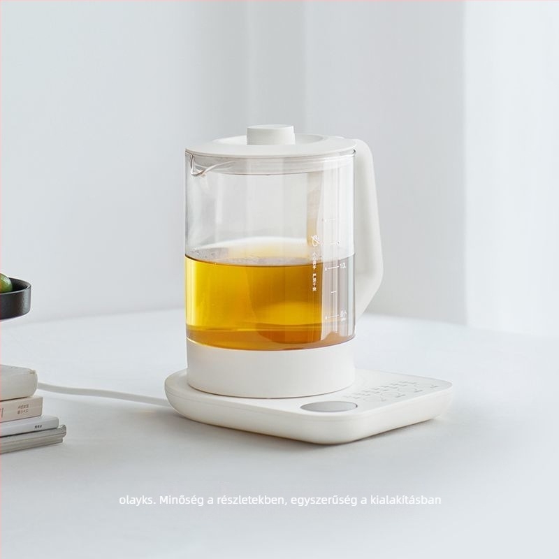 Health Pot Olk-ysh1000a-1, 1–1.5 L kapacitás, boroszilikát üvegből készült test, mikroprocesszoros vezérlés, elektronikus termosztát