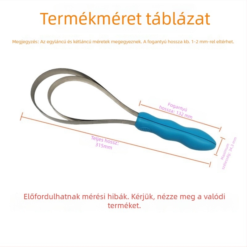 Rozsdamentes acélból készült kutyaszőr eltávolító eszköz – hosszú szőrű kutyák ápolása, szőr eltávolítása és a szőrzet ritkítása, licencelt márka Yiming jingren