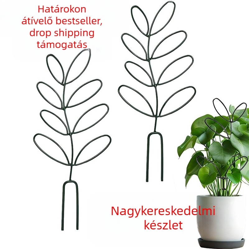 Levél alakú kerti futókeret, injekciós formázású műanyag keret beltéri növényekhez
