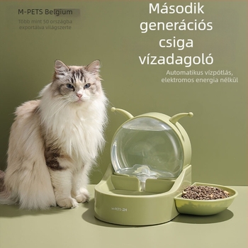 Macska vízadagoló - hordozható, áram nélküli, márka ZH-MPETS, kiegészítő háziállatok számára