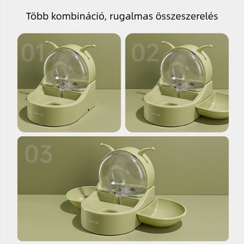 Macska vízadagoló - hordozható, áram nélküli, márka ZH-MPETS, kiegészítő háziállatok számára