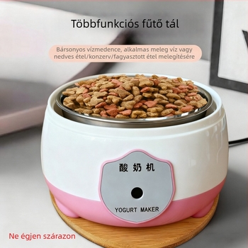 Macska itató automata működés, állandó hőmérsékletű, 304 rozsdamentes acél, Ma LaXi márka