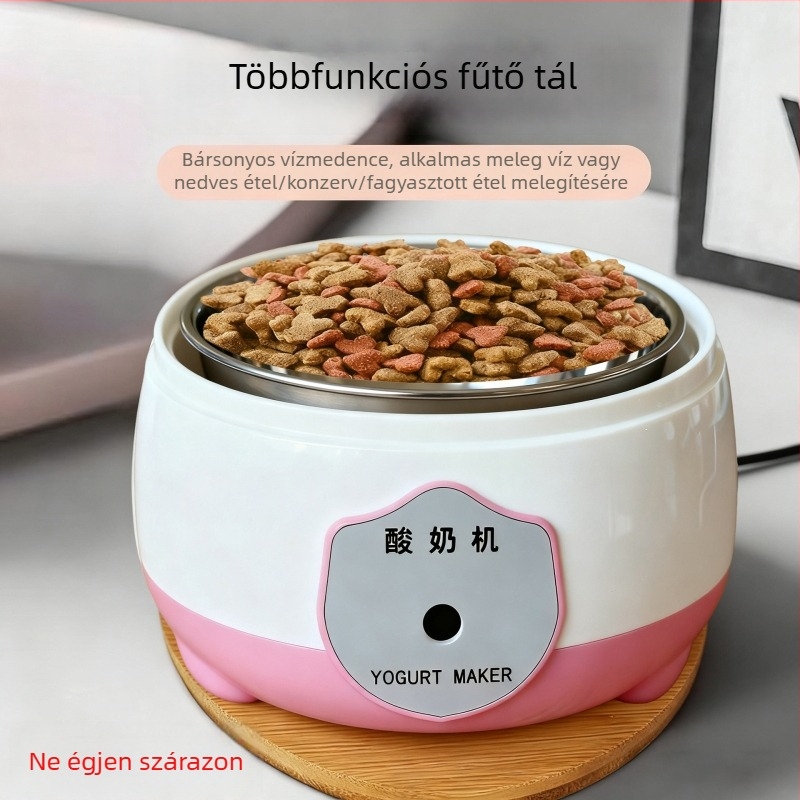 Macska itató automata működés, állandó hőmérsékletű, 304 rozsdamentes acél, Ma LaXi márka