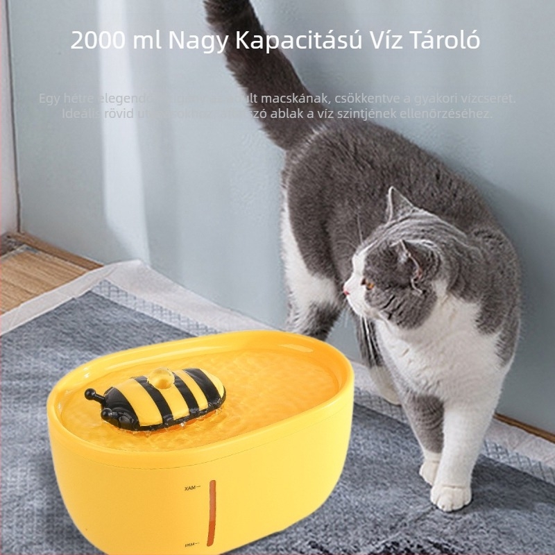 Macska víz adagoló automata szűrővel, szivárgásmentes, csendes, Ai Wo, ABS+PC