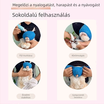 Macska arcmaszk vékony, lélegző anyagból, ápoláshoz és tisztításhoz