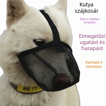 Műanyag hálós kutyamoszli, lélegző dizájn; Márka Mealai dog Wang; IP engedély: Nem