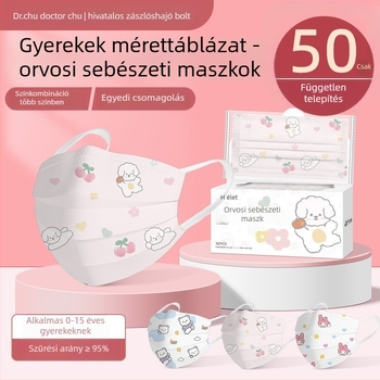 Doctor Chu orvosi sebészeti maszk – nem szövött anyag + meltblown, egyszer használatos