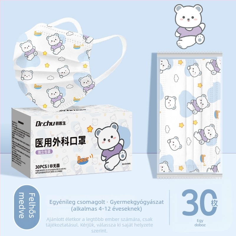 Doctor Chu orvosi sebészeti maszk – nem szövött anyag + meltblown, egyszer használatos