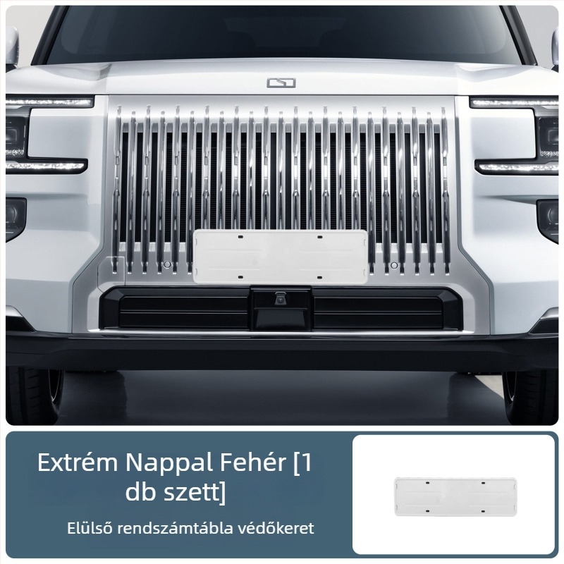 Zeekr 9X rendszámtábla védő keret, alumíniumötvözet, csavarokkal együtt