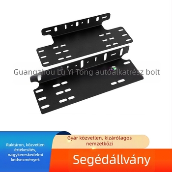 Lu Yitong kiegészítő fényállvány rendszámtábla kerethez, típus B és D, rozsdamentes acél, több modellhez kompatibilis