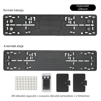 XC-LPF európai stílusú rendszámtábla keret, ABS műanyag, mágneses rögzítés, modell XC-W197-plastic-Magnetic
