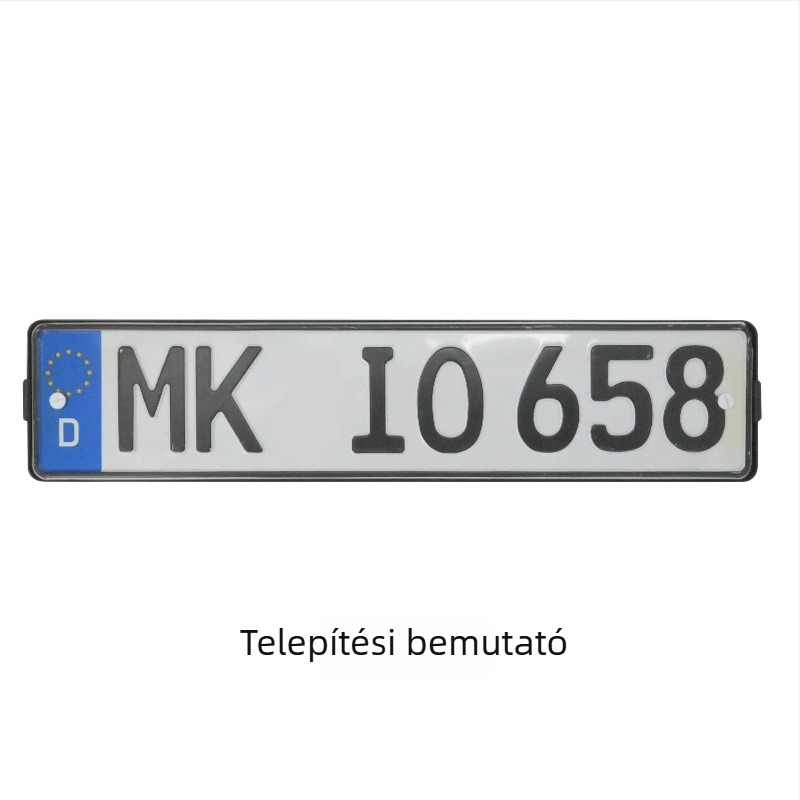 XC-LPF európai stílusú rendszámtábla keret, ABS műanyag, mágneses rögzítés, modell XC-W197-plastic-Magnetic