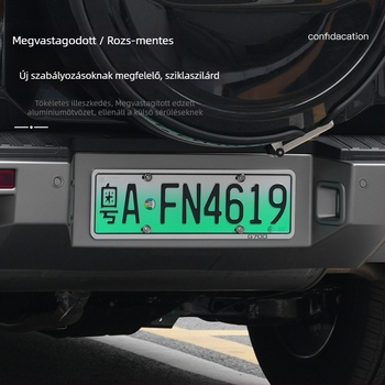 G700 alumínium-ötvözet rendszámkeret teljes lefedéssel