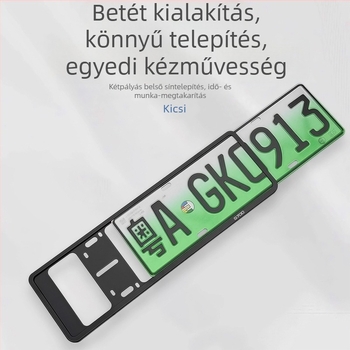 G700 rendszámkeret – alumíniumötvözet, teljes készlet (Jietu Zhongxing)