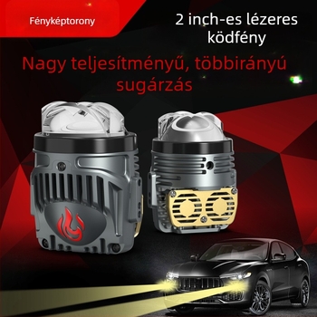 LED ködlámpa H11, 12V, 70W, LED fényforrás, kettős fénysugár kettős lencsével, élettartam 50 000 óra