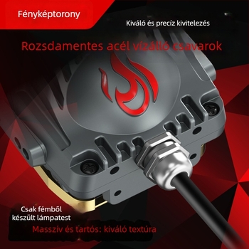 LED ködlámpa H11, 12V, 70W, LED fényforrás, kettős fénysugár kettős lencsével, élettartam 50 000 óra