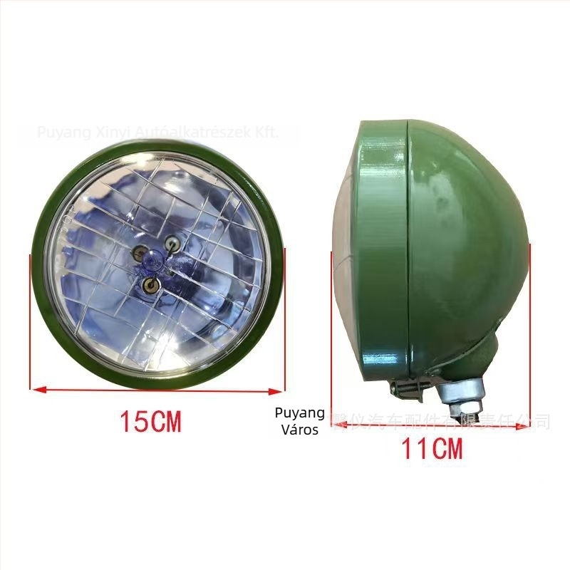 Mezőgazdasági jármű előfényszóró, vákuumos Xenon lámpa, 12V/24V, 5000 lm, egyedi egység