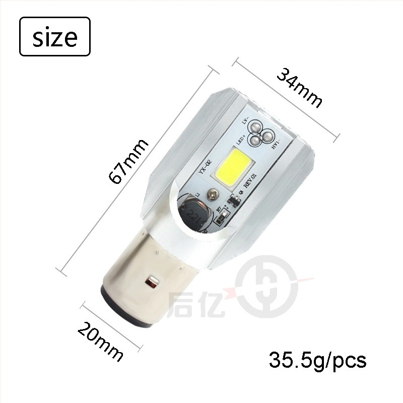 Motorkerékpár LED főfényszóró COB, 10W, 12-80V, 800 lm