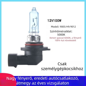 9005 autó fényszóró - halogén, 12V, 55/70/100W, hosszú élettartamú szál