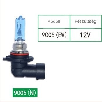 9005 autó fényszóró - halogén, 12V, 55/70/100W, hosszú élettartamú szál
